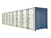 Contenitore High Cube 40 Piedi con 4 Porte Laterali - Accesso Totale e Protezione Completa
